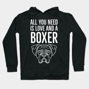All You Need Is Love And A Boxer Hoodie